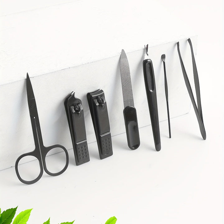 7-Piece Manicure Set with Case for Perfect Nails-Orizon Depot
