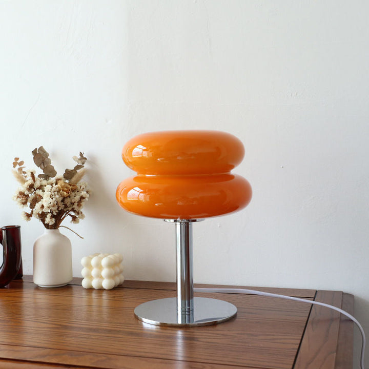 Modern Retro Glass Table Lamp | Stylish Accent Lighting