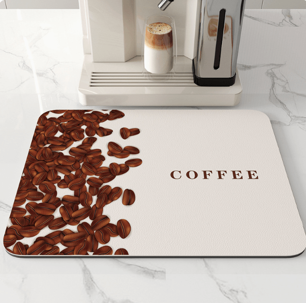 Quick-Drying Diatomite Kitchen Mat | Keeps Countertop Dry