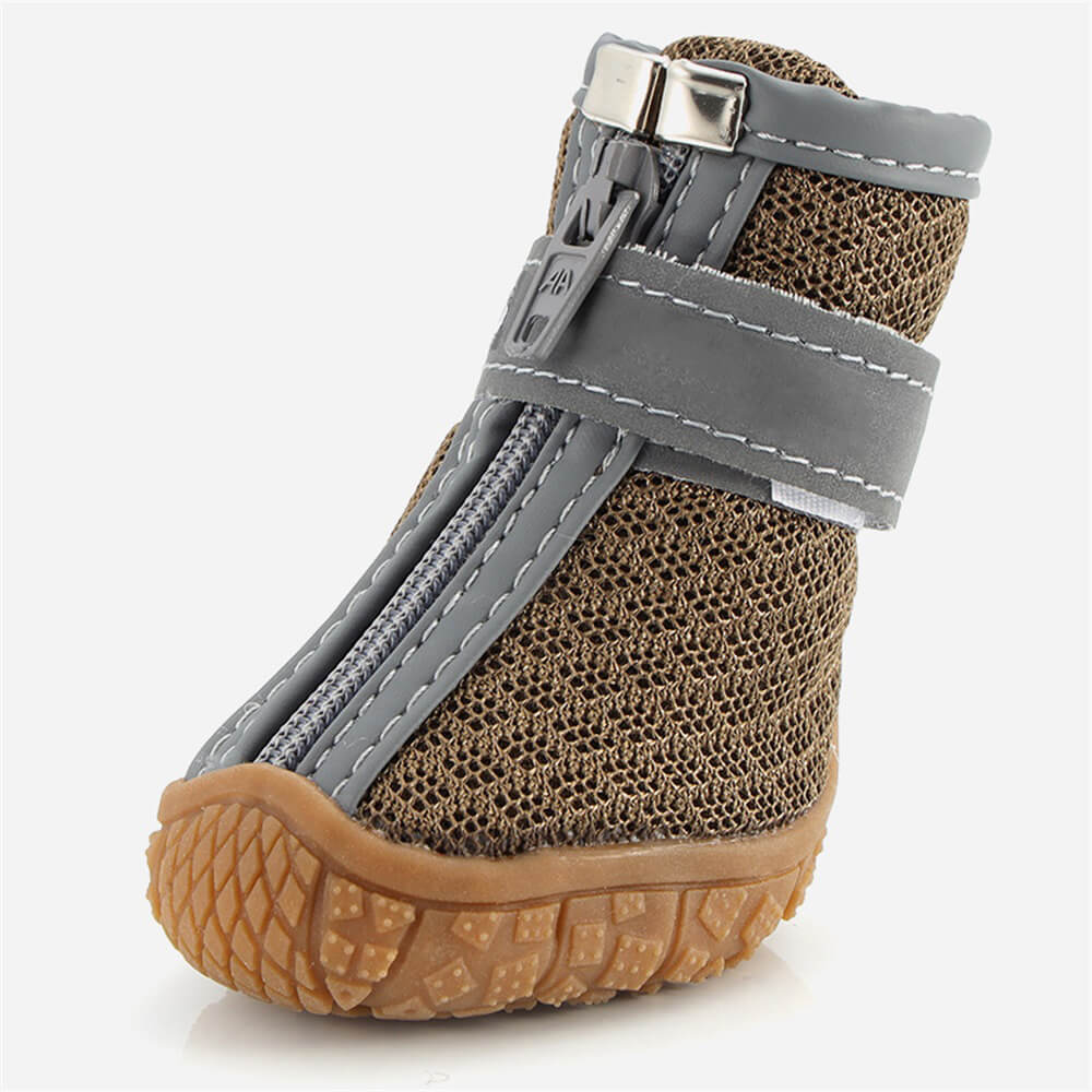 Durable Outdoor Dog Shoes with Mesh - All-Terrain Paw Protection-Orizon Depot