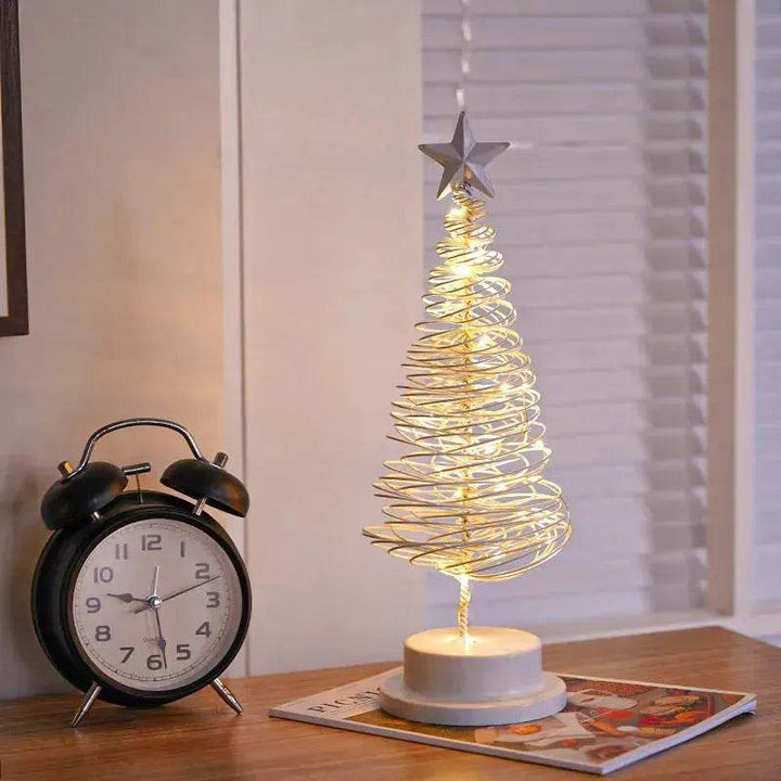 Spiral LED Light Christmas Tree Decoration Night Light Ornaments-Orizon Depot