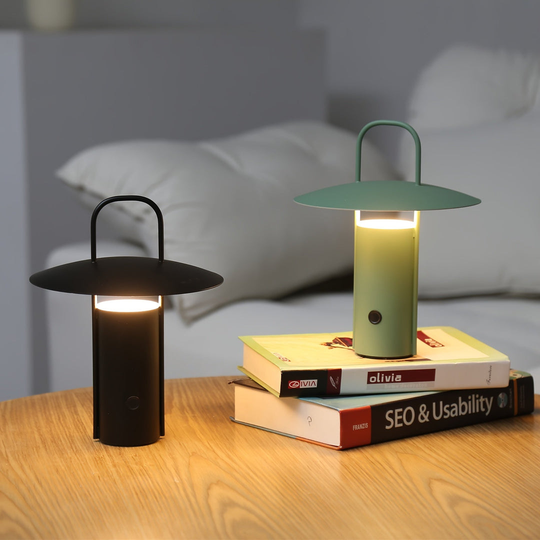 USB Rechargeable Metal Touch Lamp | Wireless LED Table Light