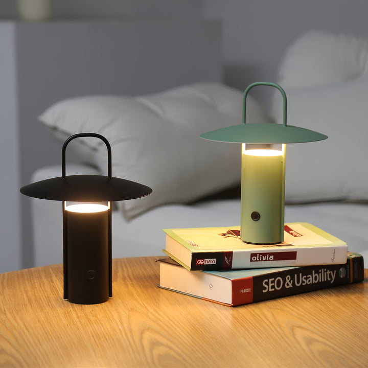 USB Rechargeable Metal Touch Lamp | Wireless LED Table Light