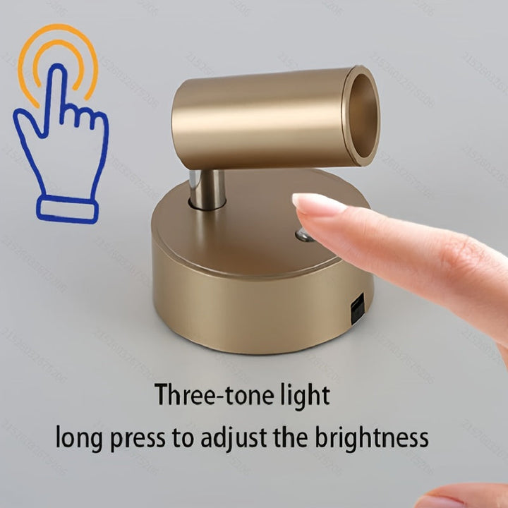 Rechargeable Magnetic Wall Light with Touch Control and Wireless Design