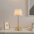 Rechargeable Cordless Brass LED Touch Dimmable Table Lamp-Orizon Depot
