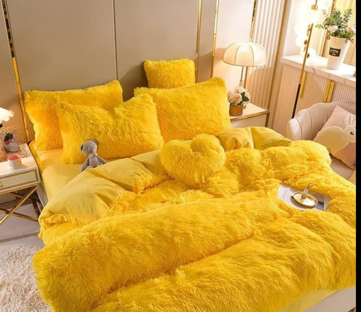 Luxury Plush Duvet Cover with Zipper Closure and Corner Straps-Orizon Depot