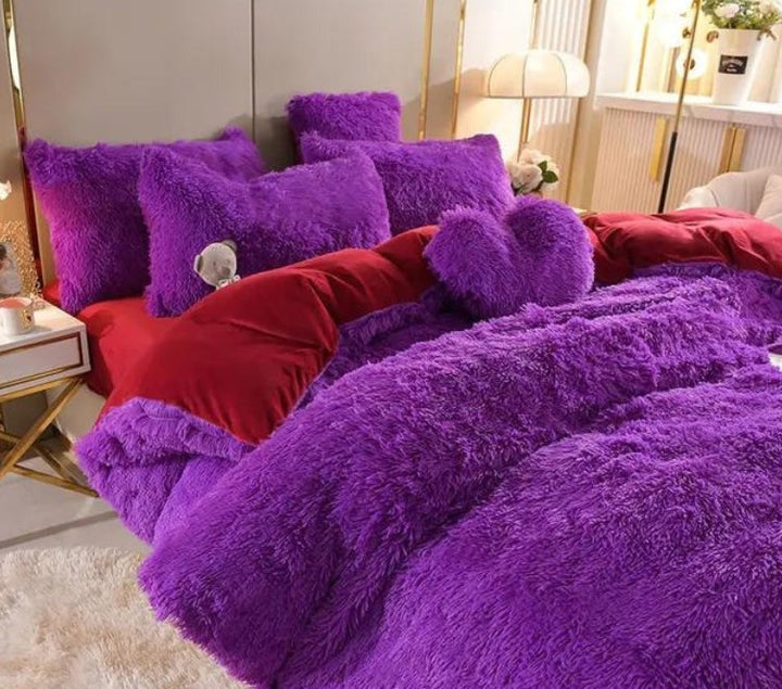 Luxury Plush Duvet Cover with Zipper Closure and Corner Straps-Orizon Depot