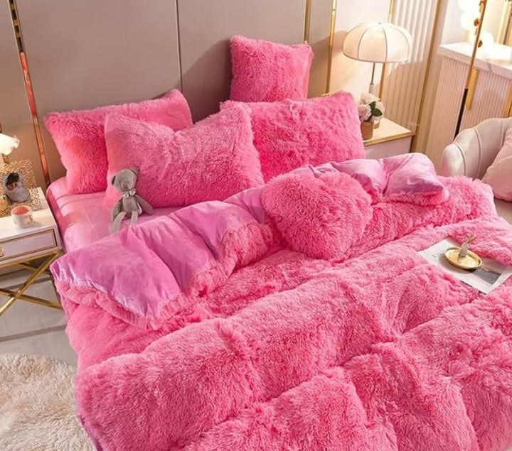 Luxury Plush Duvet Cover with Zipper Closure and Corner Straps-Orizon Depot