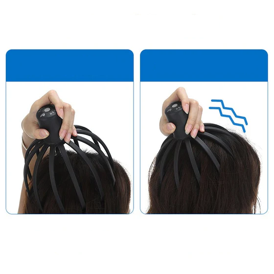 Octopus Head Massager for Relaxation and Stress Relief-Orizon Depot