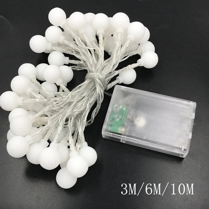 Mini Globe Light Chain for Ambient Illumination-Orizon Depot