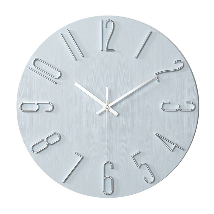 Modern Minimalist Wall Clock with Elegant Gold Design