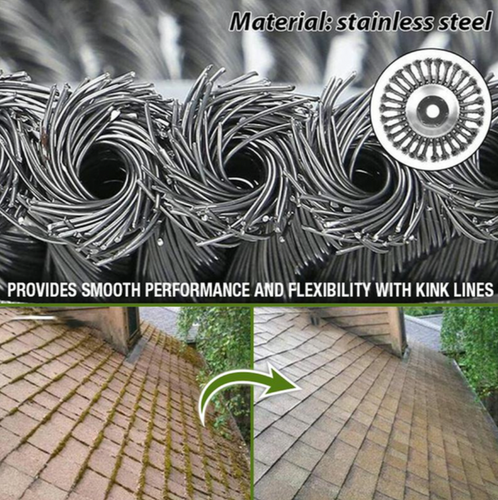 Durable Carbon Steel Weed Brush and Trimmer Tool