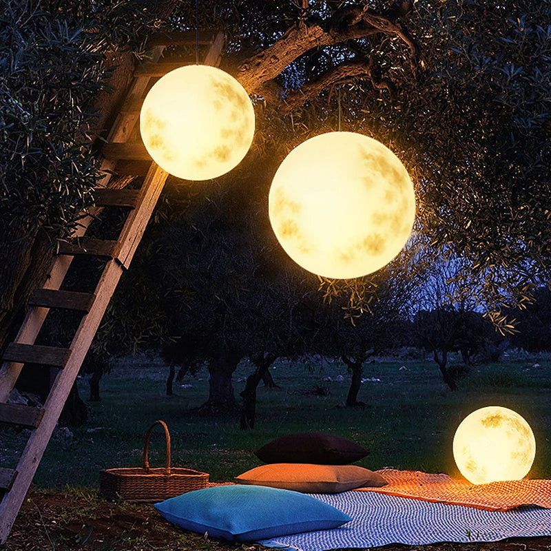 Moon-Shaped Garden Lamp for Enchanting Outdoor Lighting-Orizon Depot