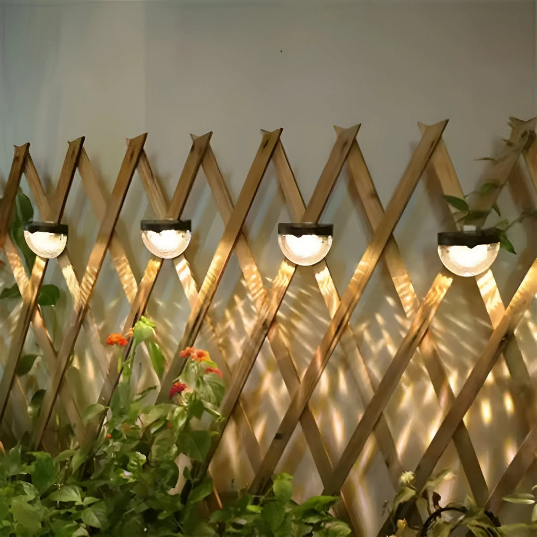 Solar Garden Wall Lamp - Energy-Efficient Outdoor Lighting-Orizon Depot
