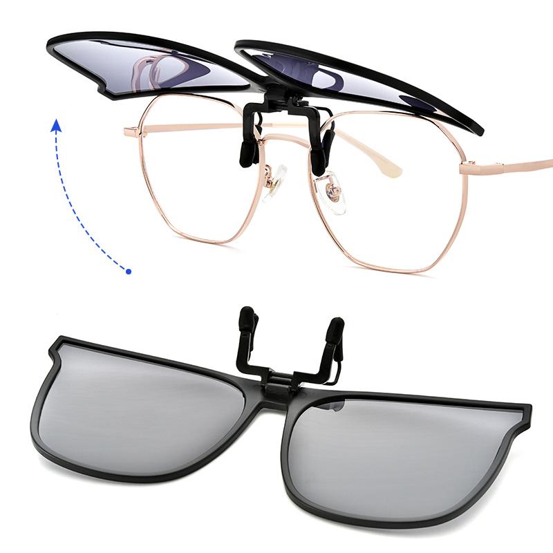 Polarized Clip-On Flip-Up Sunglasses for Enhanced Vision-Orizon Depot