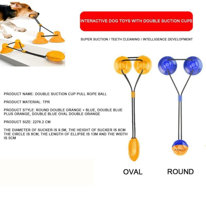 Interactive Dog Suction Toy for Engaging Playtime Fun