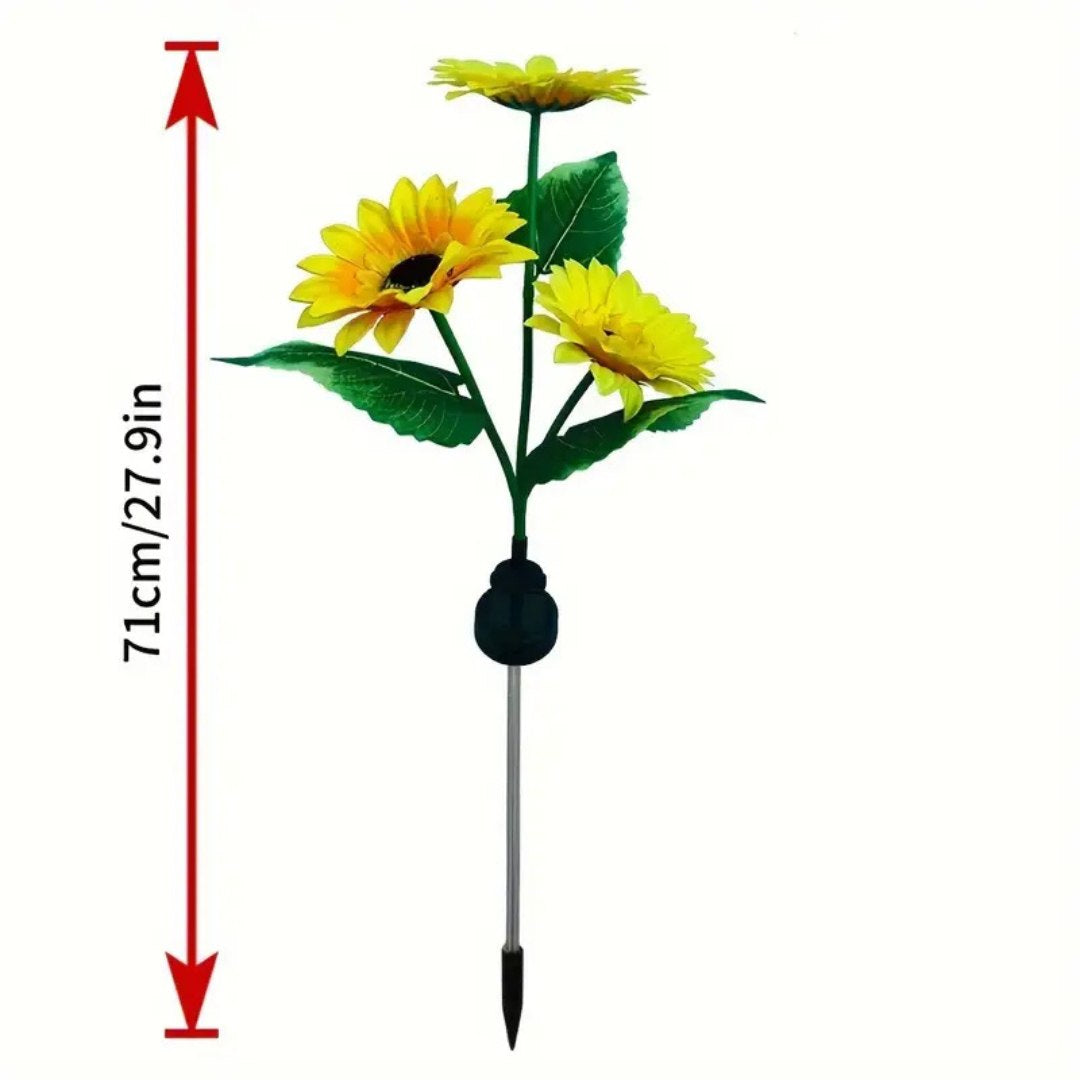Solar LED Sunflower Garden Light for Outdoor Decor-Orizon Depot