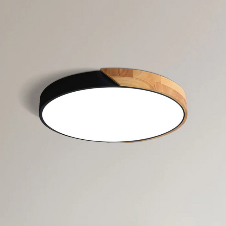 Modern Nordic Wooden Design LED Ceiling Light Fixture