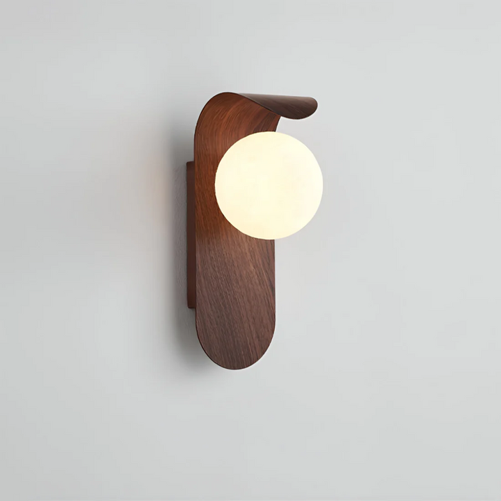 Scandinavian LED Wall Lamp | Minimalist Wooden Style