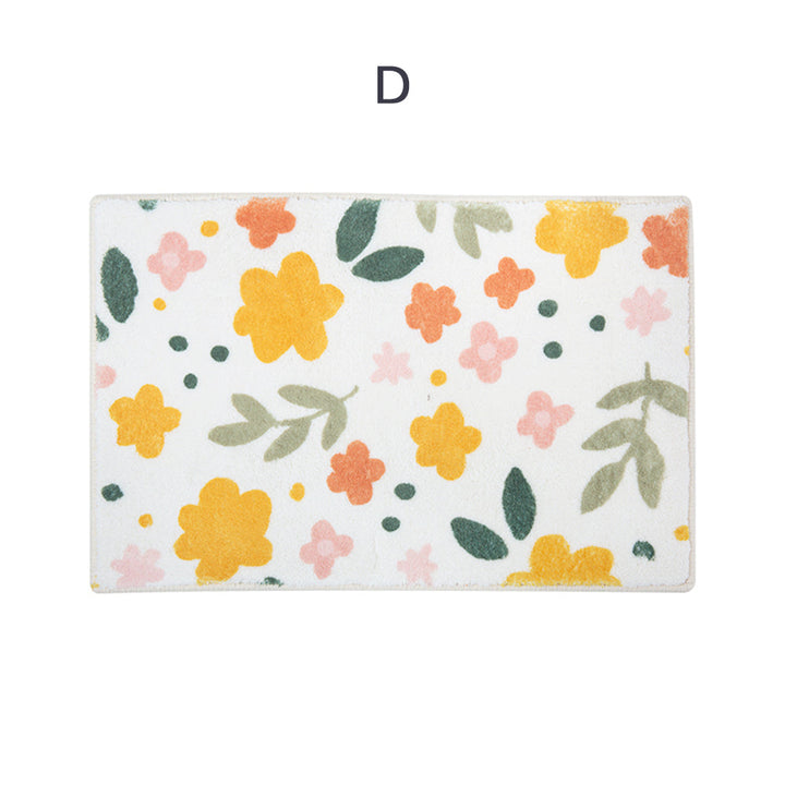 Floral Design Bath Mat for a Cozy Bathroom Decor-Orizon Depot