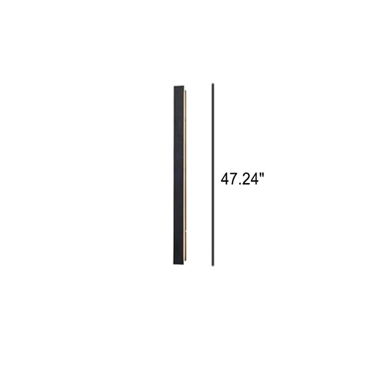 Retro Outdoor Rectangular Strip Waterproof LED Wall Sconce Lamp for Modern Exterior Lighting-Orizon Depot