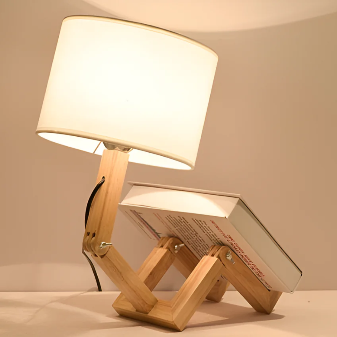 Flexible Wooden Design Table Lamp for Modern Home Decor