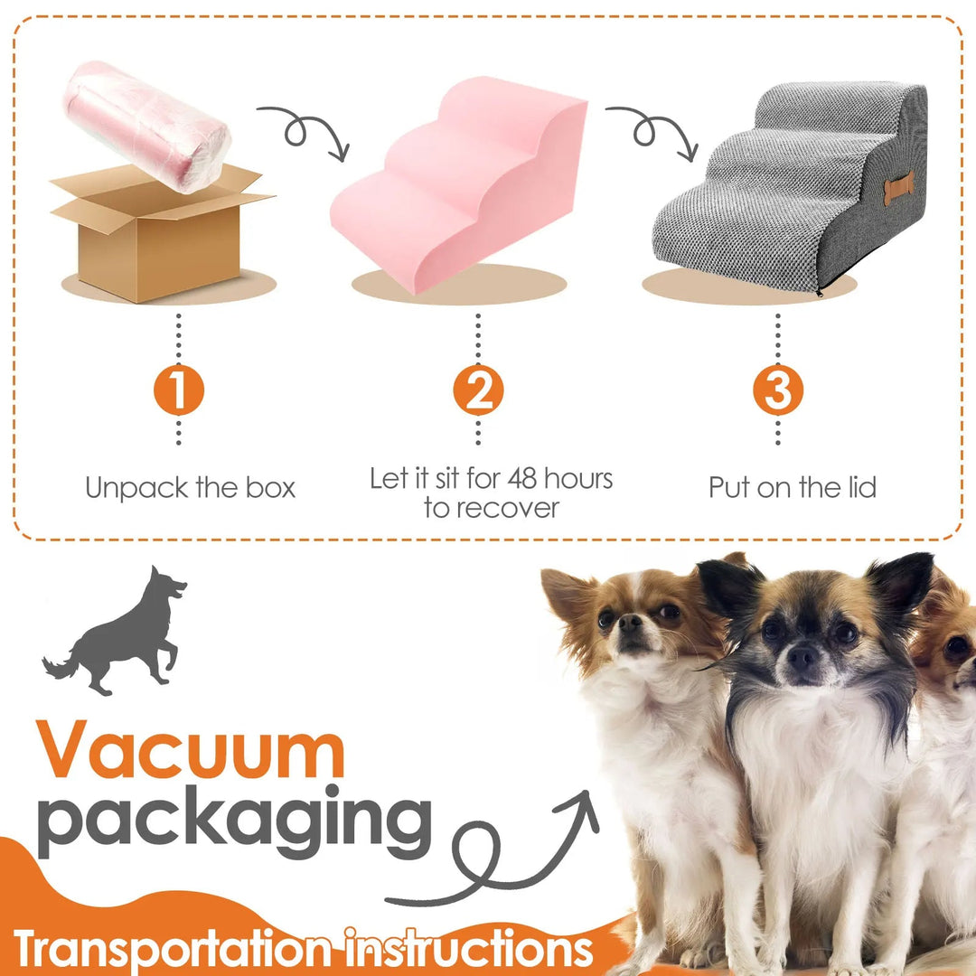 Pet Stairs for Easy Bed Access