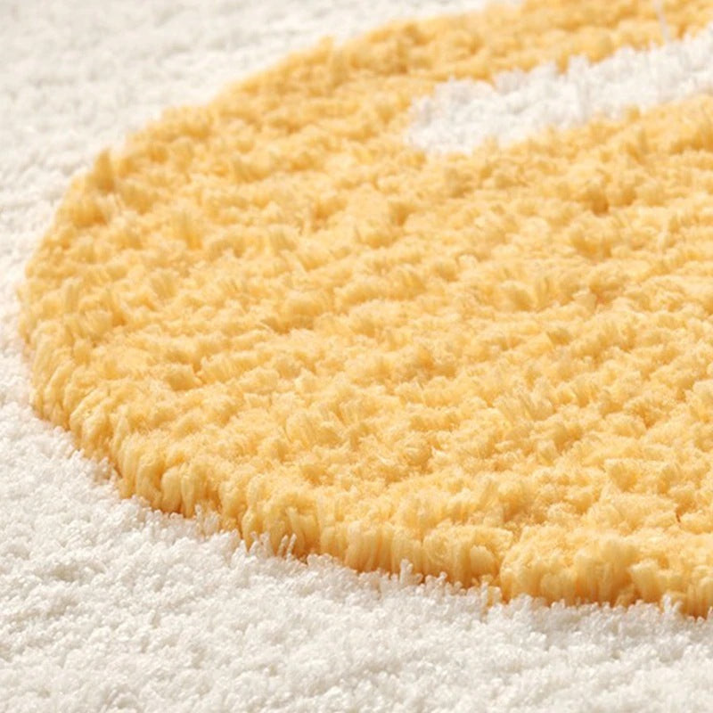 Egg-Shaped Bathroom Rug for Soft Comfort and Style-Orizon Depot