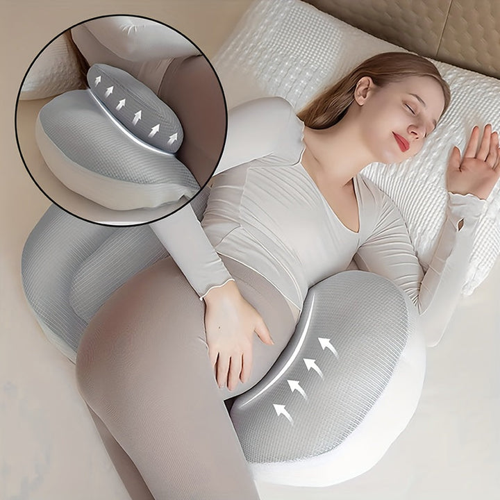 Adjustable Pregnancy Pillow for Ergonomic Maternity Support