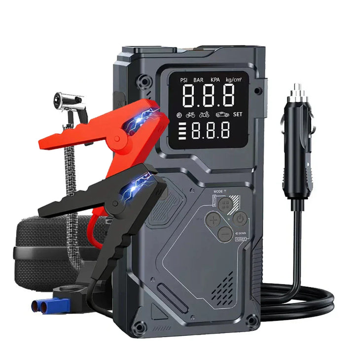 6-in-1 Car Battery Booster with Air Pump and LED Light-Orizon Depot