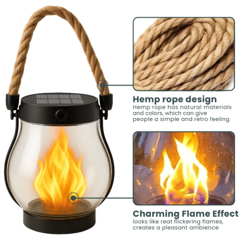 Fire Seed Solar Light — Enchanting Flame Mood for Heartwarming Nights-Orizon Depot