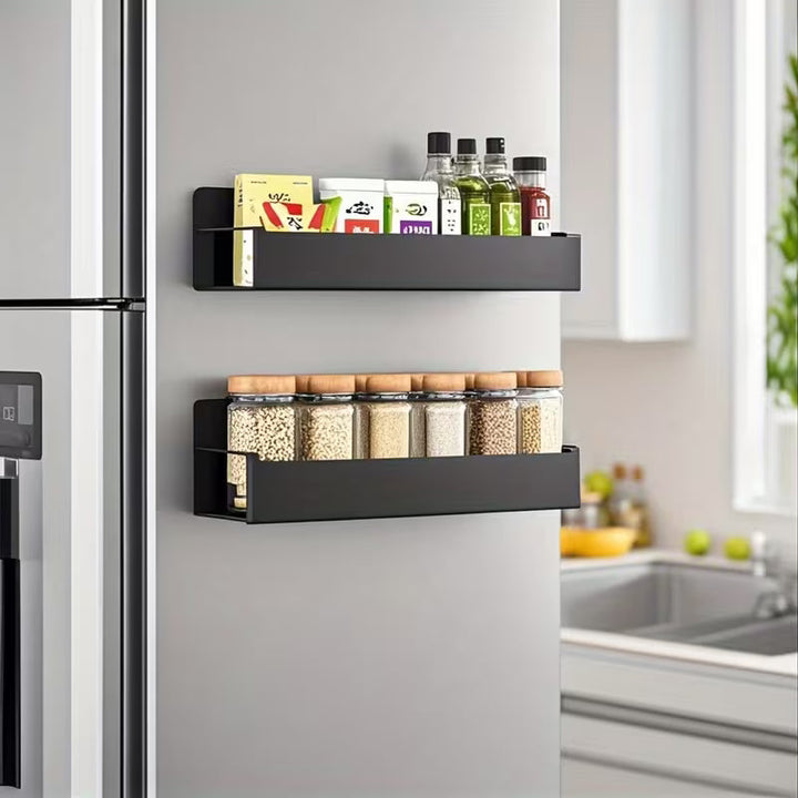 Magnetic Mount Side Shelf | Drill-Free Setup | Compact Storage Solution