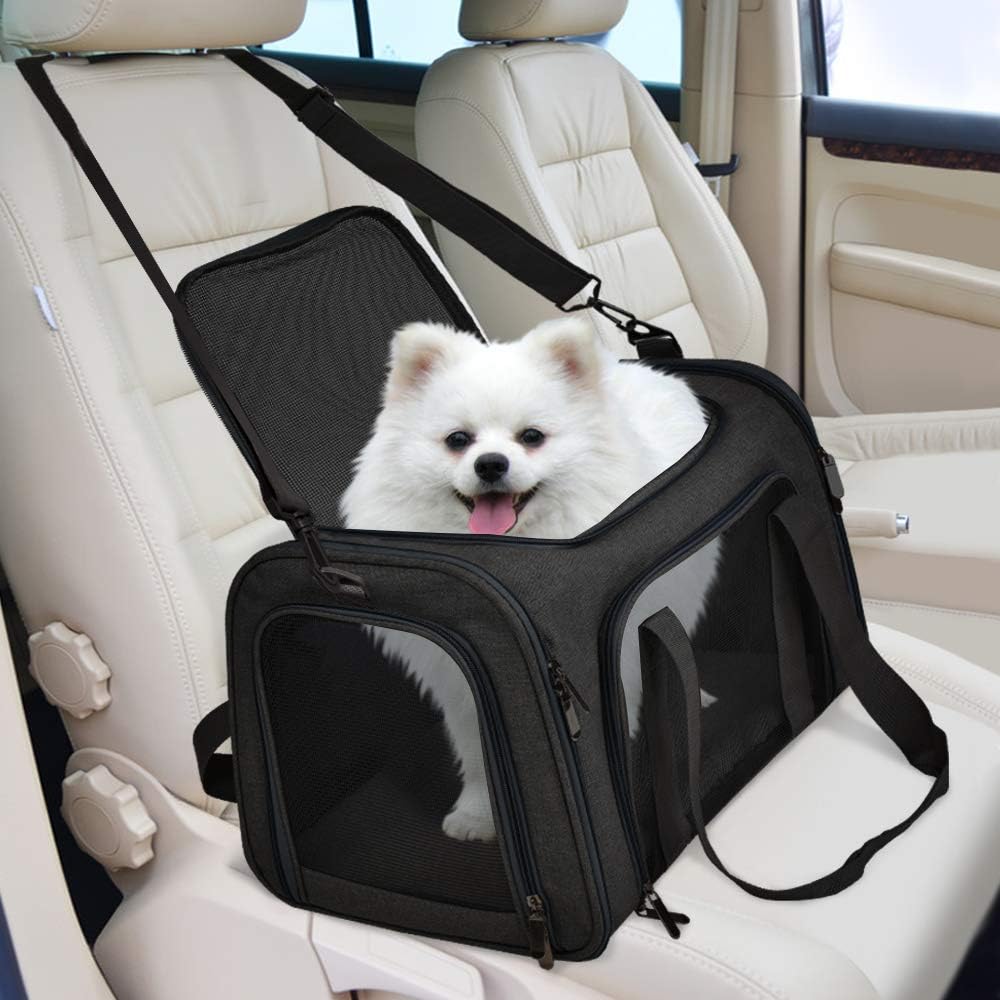 Pet Carrier Bag for Small to Medium Dogs and Cats Up to 15 lbs