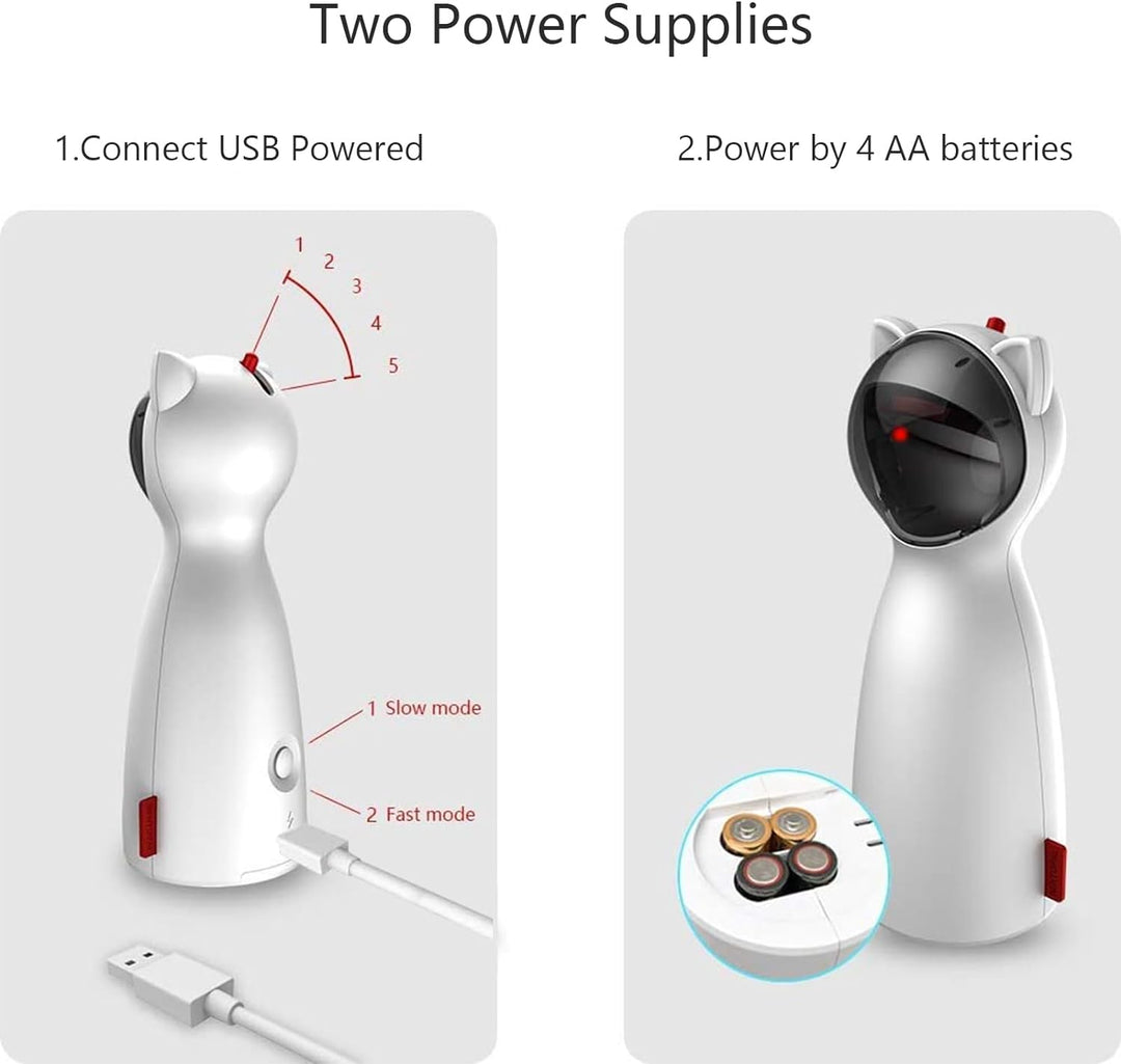 Interactive Cat Laser Play Toy for Fun and Exercise