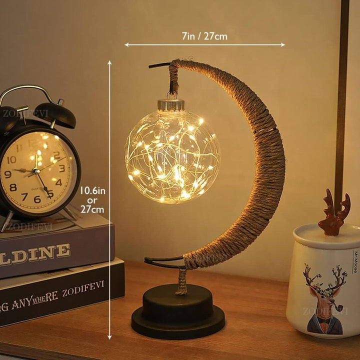 Enchanting Lunar Moon Lamp – Unique Night Light for Bedrooms & Living Spaces-Orizon Depot