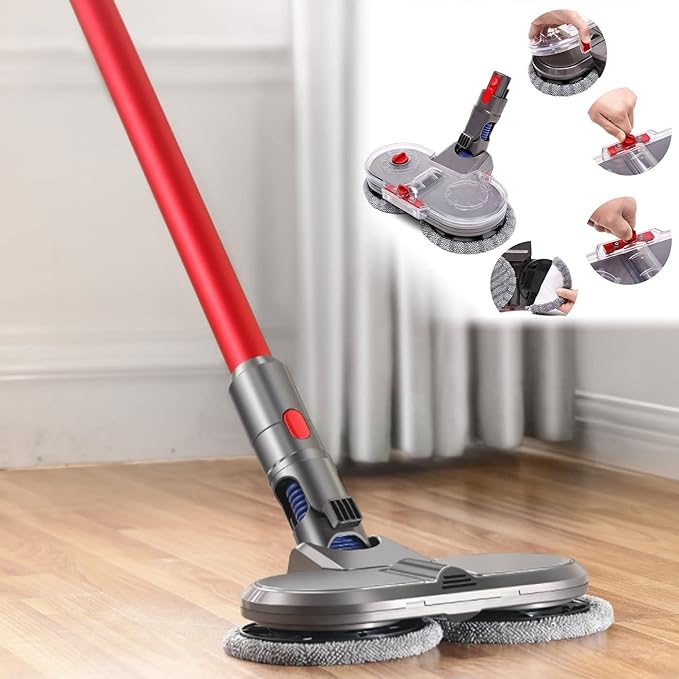 Slim Electric Mop Head - Cordless Cleaning Tool for Easy Use-Orizon Depot