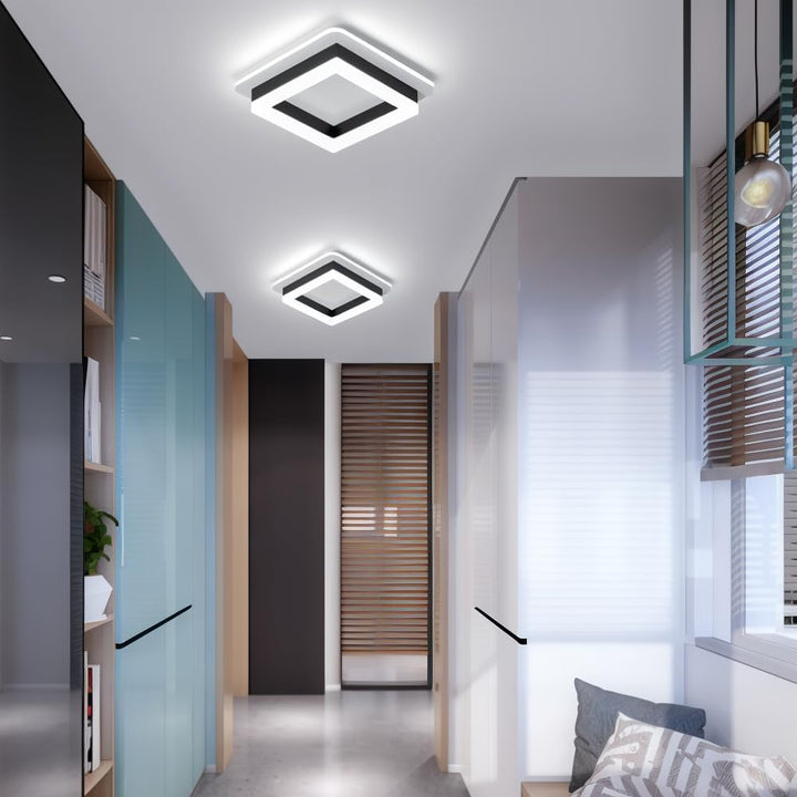 Modern Square LED Ceiling Light | Stylish Flush Mount Fixture