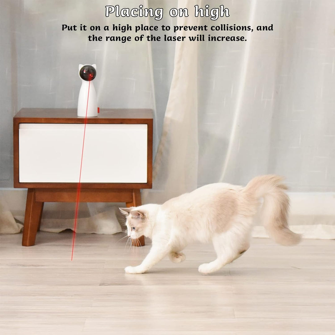 Interactive Cat Laser Play Toy for Fun and Exercise