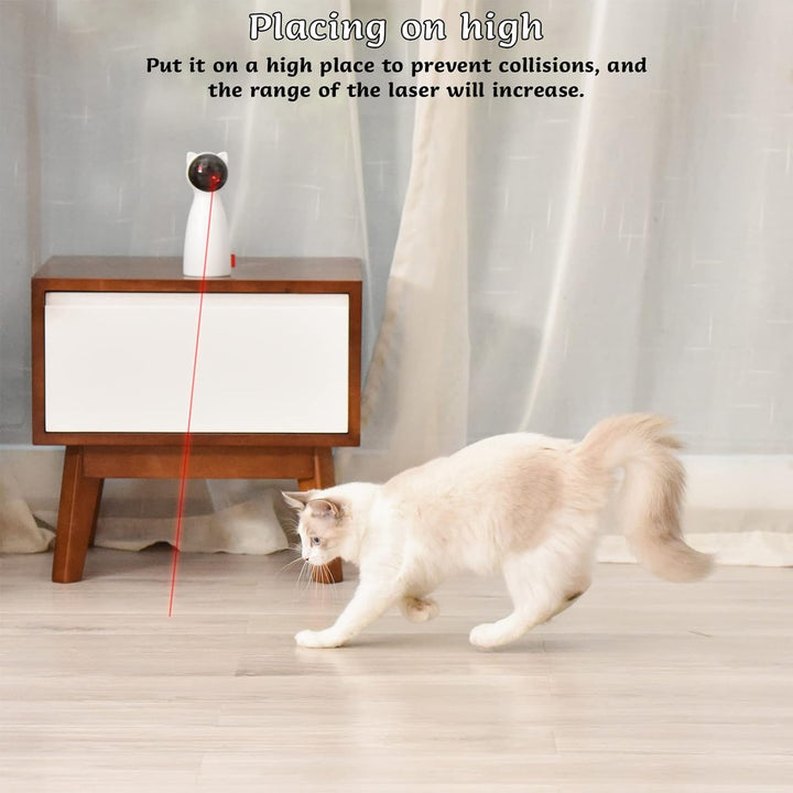 Interactive Cat Laser Play Toy for Fun and Exercise