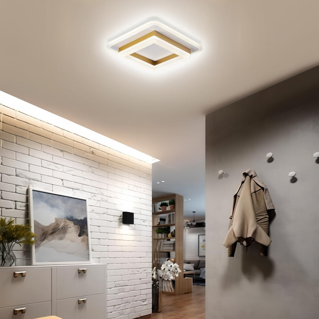 Modern Square LED Ceiling Light | Stylish Flush Mount Fixture