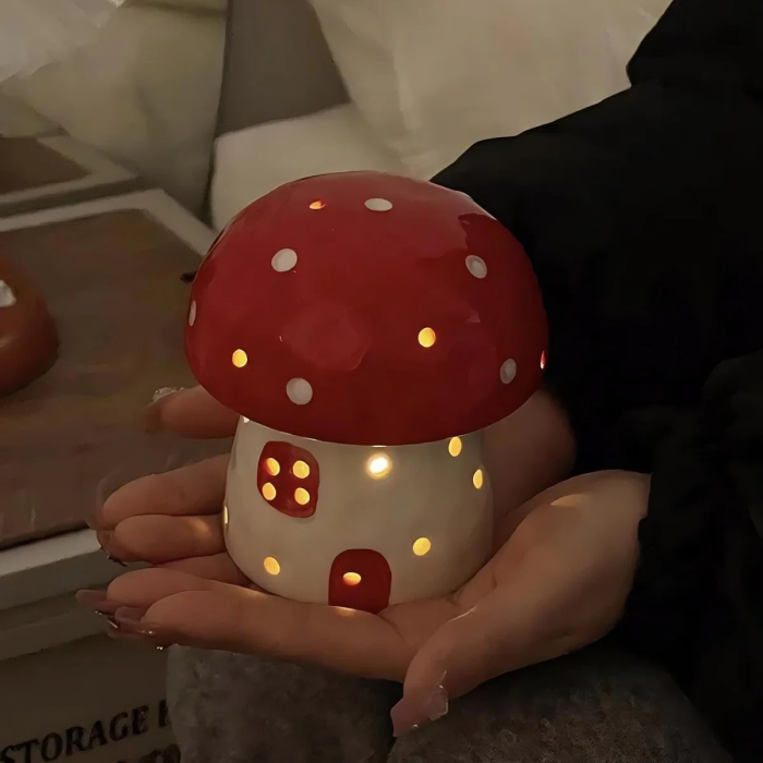 Aesthetic Mushroom Night Light for Home Decor and Relaxation-Orizon Depot