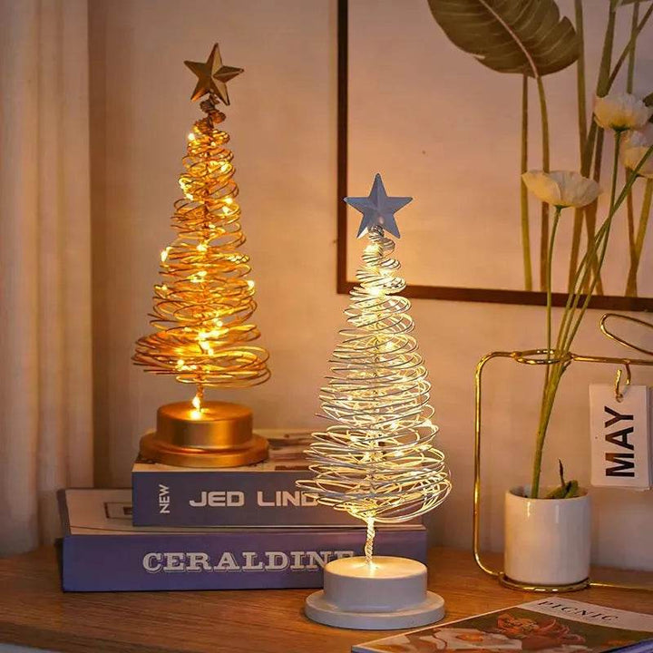 Spiral LED Light Christmas Tree Decoration Night Light Ornaments-Orizon Depot