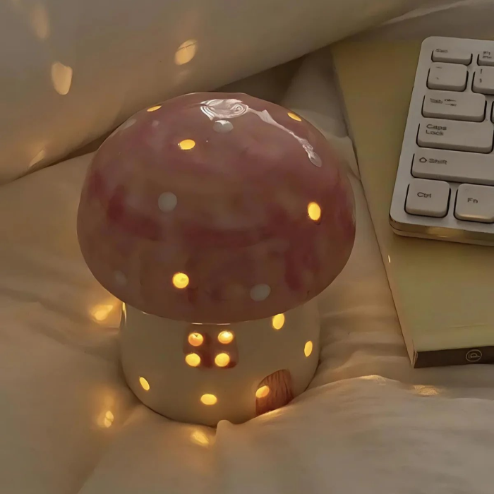Aesthetic Mushroom Night Light for Home Decor and Relaxation-Orizon Depot