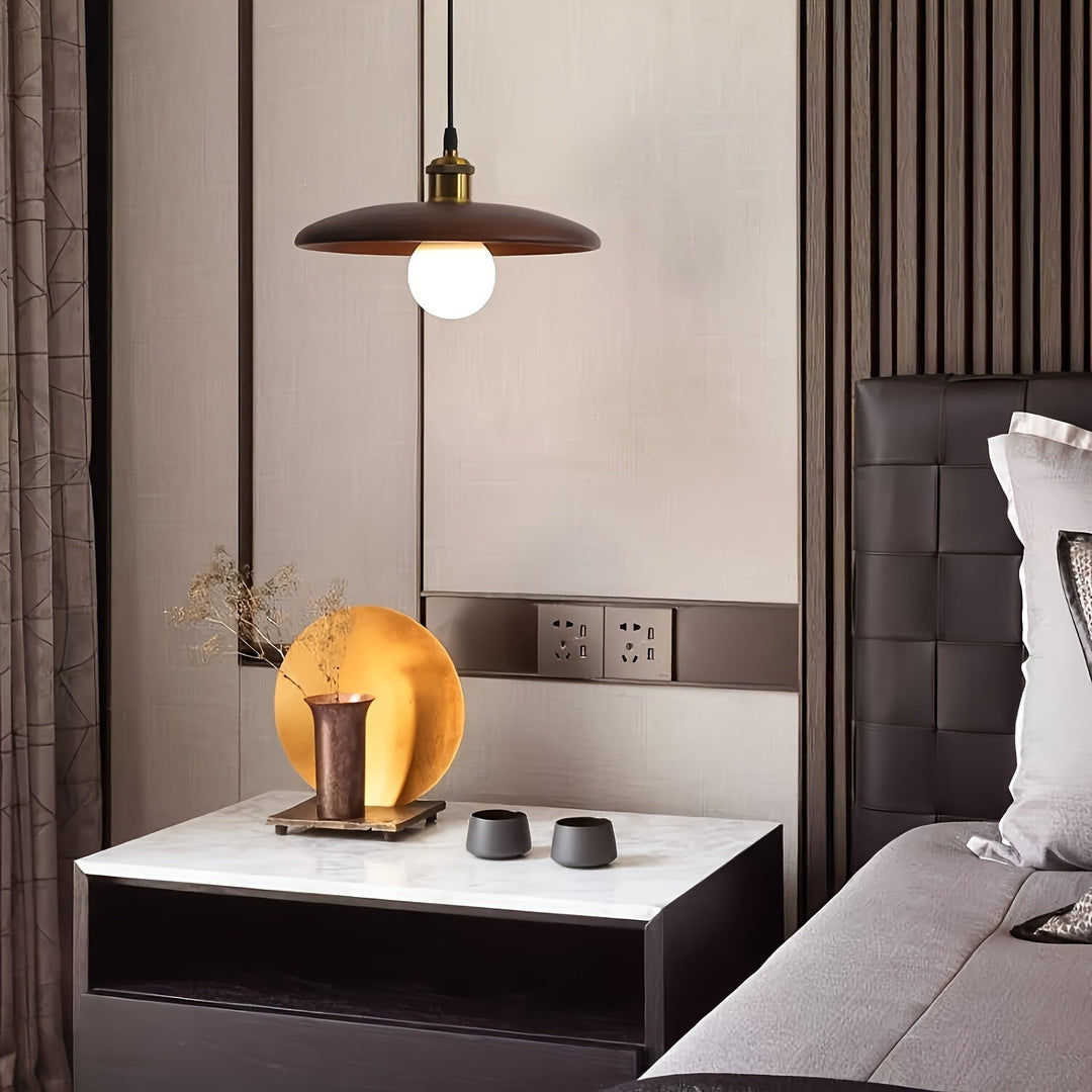 Scandinavian Solid Wood Pendant Light | Modern Ceiling Fixture
