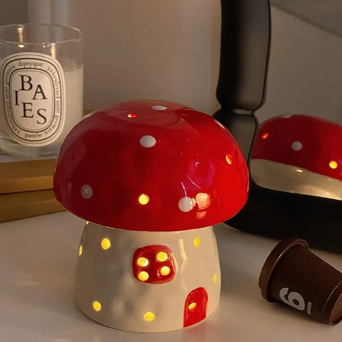 Aesthetic Mushroom Night Light for Home Decor and Relaxation-Orizon Depot