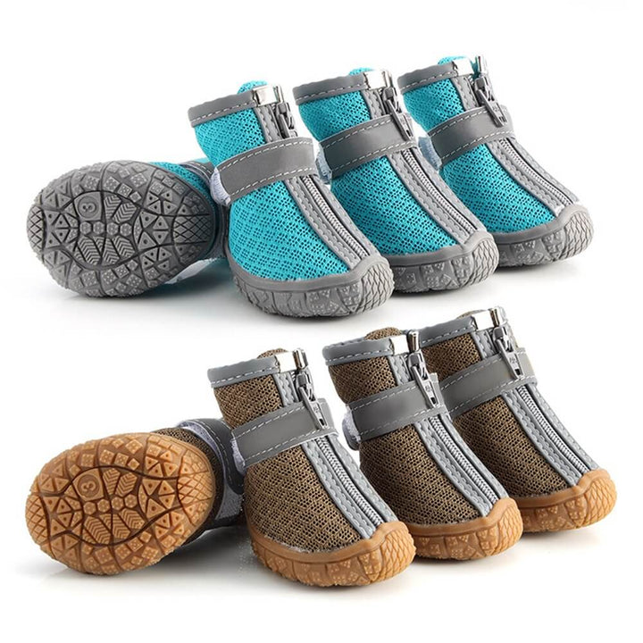 Durable Outdoor Dog Shoes with Mesh - All-Terrain Paw Protection-Orizon Depot