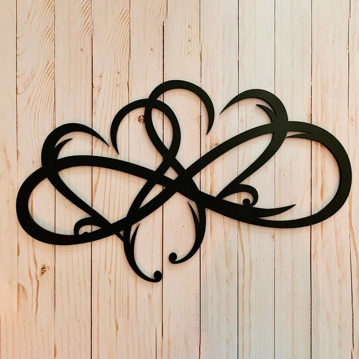 Heart-Shaped Steel Wall Art - Unique Metal Decoration for Home-Orizon Depot