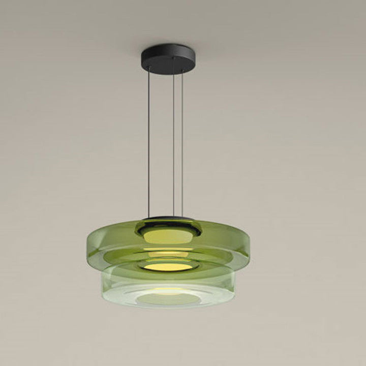 Bauhaus Style Glass Pendant Light | Modern Hanging Fixture