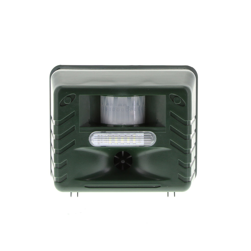 Ultrasonic Bird Repeller for Woodpeckers - Outdoor Pest Control Device