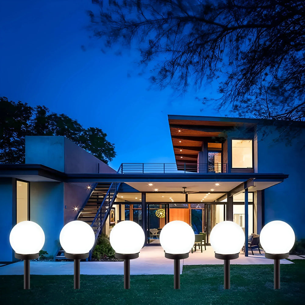 Set of 3 Waterproof Solar Pathway Lights for Outdoor Illumination-Orizon Depot